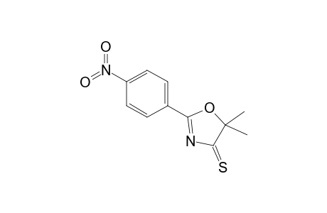 5,5-Dimethyl-2-(4-nitrophenyl)-1,3-oxazole-4-thione