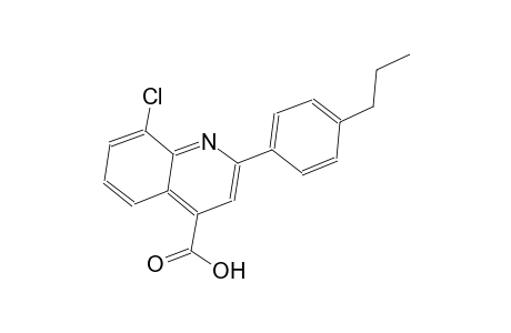 8-chloro-2-(4-propylphenyl)-4-quinolinecarboxylic acid