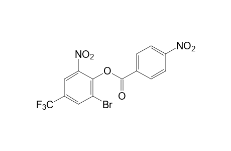 2-BROMO-6-NITRO-alpha,alpha,alpha-TRIFLUORO-p-CRESOL, p-NITROBENZOATE