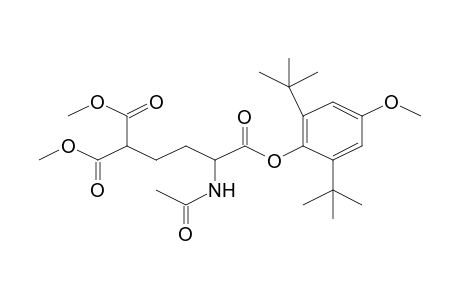 4-(2,6-Ditert-butyl-4-methoxyphenyl) 1,1-dimethyl 4-(acetylamino)-1,1,4-butanetricarboxylate