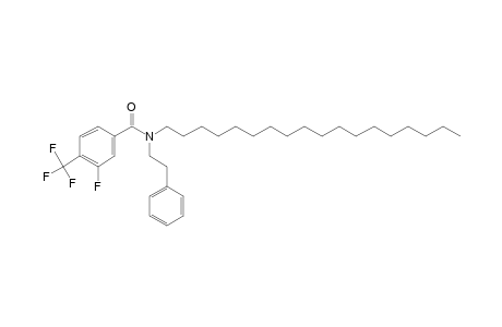 Benzamide, 3-fluoro-4-trifluoromethyl-N-(2-phenylethyl)-N-octadecyl-