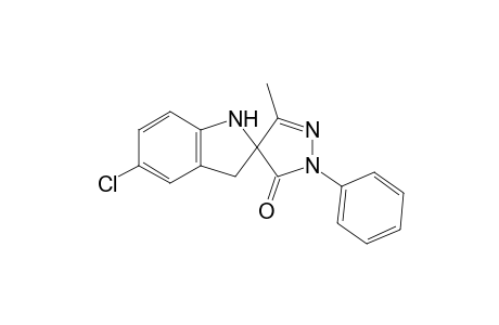 Spiro[2H-indole-2,4'-[4H]pyrazol]-3'(2'H)-one, 5-chloro-1,3-dihydro-5'-methyl-2'-phenyl-