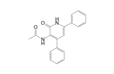 3-Acetamido-4,6-diphenyl-2(1H)-pyridone