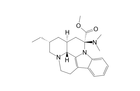 16-DEHYDROXY-(DIMETHYLAMINO)-14-EPITACAMINE;12-BETA,13A-ALPHA,13B-BETA