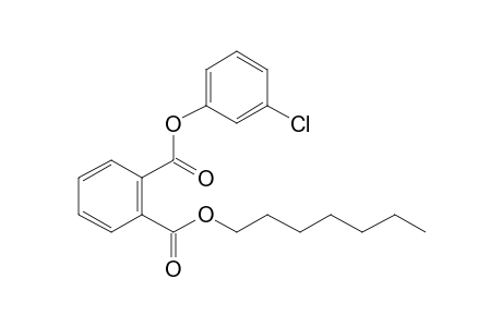 Phthalic acid, 3-chlorophenyl heptyl ester