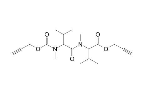 Valylvaline, N,N'-dimethyl-N'-propargyloxycarbonyl-, propargyl ester