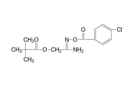 O-(p-chlorobenzoyl)glycolamidoxime, pivalate (ester)