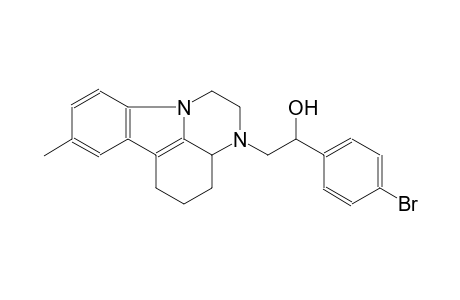 1-(4-bromophenyl)-2-(8-methyl-1,2,3a,4,5,6-hexahydro-3H-pyrazino[3,2,1-jk]carbazol-3-yl)ethanol