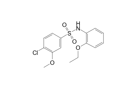 4-Chloro-N-(2-ethoxy-phenyl)-3-methoxy-benzenesulfonamide