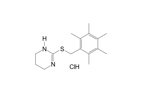 2-[(2,3,4,5,6-pentamethylbenzyl)thio]-1,4,5,6-tetrahydropyrimidine, monohydrochloride