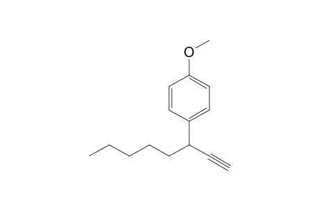 1-(1-amylprop-2-ynyl)-4-methoxy-benzene