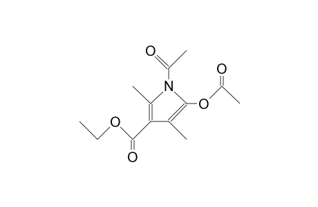 1-ACETYL-2,4-DIMETHYL-5-HYDROXYPYRROLE-3-CARBOXYLIC ACID, ETHYL ESTER, ACETATE (ESTER)