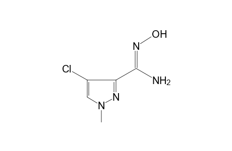 4-chloro-1-methylpyrazole-3-carboxamidoxime