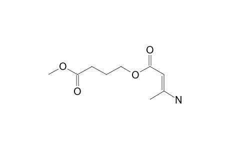 Methyl 3-amino-2-butenyl butanedioate