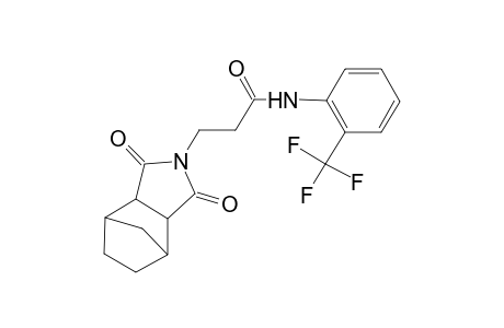 3-(1,3-dioxohexahydro-1H-4,7-methanoisoindol-2(3H)-yl)-N-(2-(trifluoromethyl)phenyl)propanamide