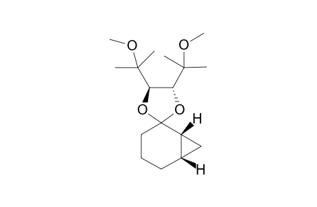 (1R,6S)-bicyclo[4.1.0]heptan-2-one(3R,4R)-2,5-dimethoxy-2,5-dimethyl-3,4-hexanediol ketal