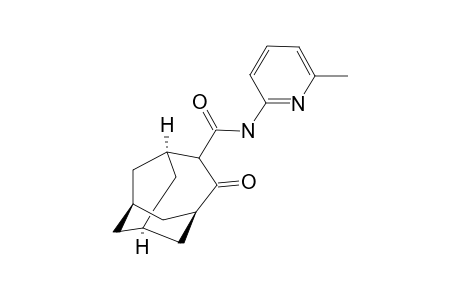 N-(6'-METHYLPYRIDIN-2'-YL)-5-OXOTRICYCLO-[4.3.1.(3,8)]-UNDECANE-4-CARBOXAMIDE