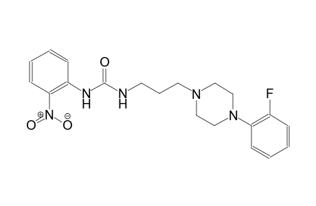 urea, N-[3-[4-(2-fluorophenyl)-1-piperazinyl]propyl]-N'-(2-nitrophenyl)-