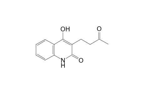 2-hydroxy-3-(3-ketobutyl)-4-quinolone