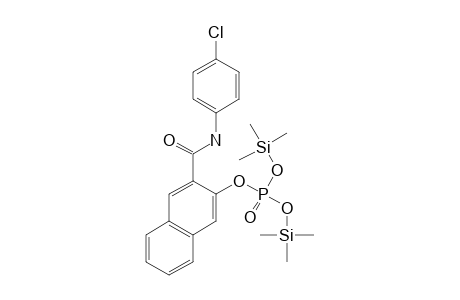 3-[(4-Chloroanilino)carbonyl]-2-naphthyl dihydrogen phosphate, 2tms