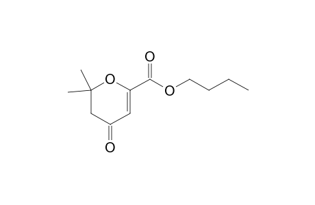 3,4-dihydro-2,2-dimethyl-4-oxo-2H-pyran-6-carboxylic acid, butyl ester