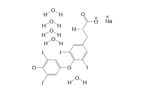 L-Thyroxine sodium salt pentahydrate