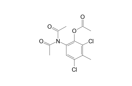 6-Amino-2,4-dichloro-3-methylphenol, N,N,o-tris-acetyl