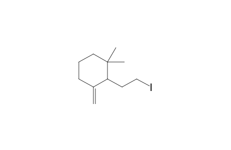 2-(2-Iodoethyl)-1,1-dimethyl-3-methylenecyclohexane