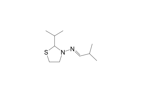 2-iso-propyl-3-(isopropylmetheleneamino)-1-thia-3-aza-cyclopentane