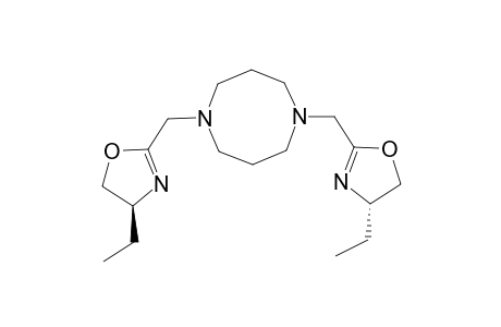 (4S)-4-ethyl-2-[[5-[[(4S)-4-ethyl-2-oxazolin-2-yl]methyl]-1,5-diazocan-1-yl]methyl]-2-oxazoline