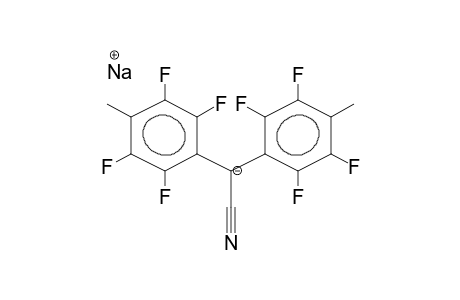 ALPHA,ALPHA-BIS(4-METHYLTETRAFLUOROPHENYL)ACETONITRILE, SODIUM SALT