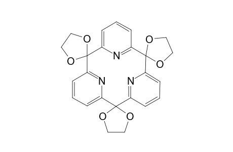 Trispiro[19,20,21-triazatetracyclo[13.3.1.13,7.19,13]heneicosa-1(19),3,5,7(21),9,11,13(20),15,17-nonaene-2,2':8,2'':14,2'''-tris[1,3]dioxolane]