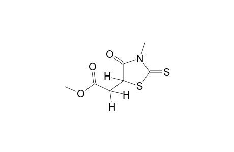 3-methyl-4-oxo-2-thioxo-5-thiazolidineacetic acid, methyl ester