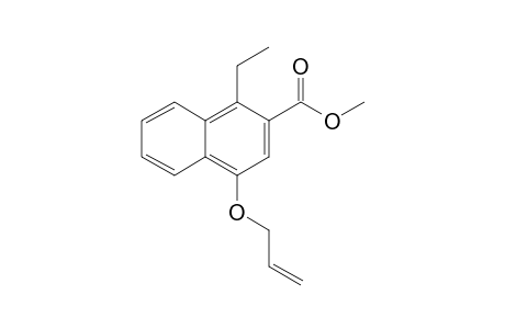 Methyl 4-ethyl-1-(allyloxy)-3-naphthoate