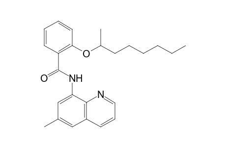 N-(6-Methylquinolin-8-yl)-2-[(octan-2-yl)oxy]benzamide