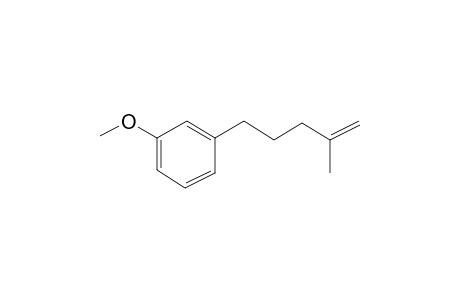 Benzene, 1-methoxy-3-(4-methyl-4-pentenyl)-