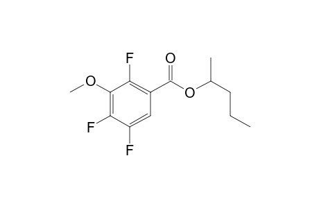 2,4,5-Trifluoro-3-methoxybenzoic acid, 2-pentyl ester