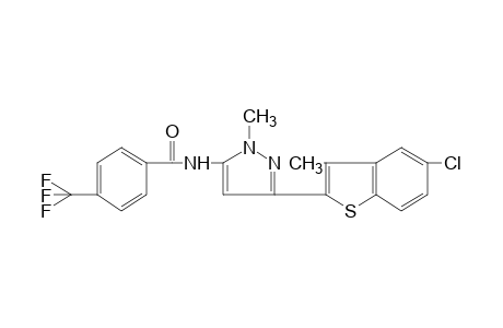 N-[3-(5-chloro-3-methylbenzo[b]thien-2-yl)-1-methylpyrazol-5-yl]-alpha,alpha,alpha-trifluoro-p-toluamide