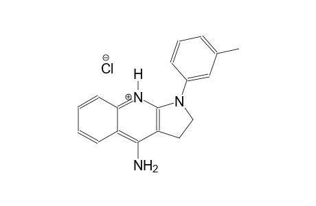 4-amino-1-(3-methylphenyl)-2,3-dihydro-1H-pyrrolo[2,3-b]quinolin-9-iumchloride