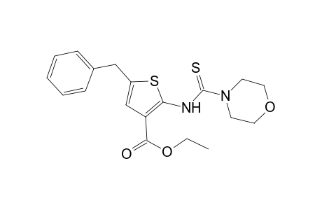 Ethyl 5-benzyl-2-[(4-morpholinylcarbothioyl)amino]-3-thiophenecarboxylate