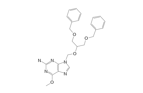 9-[[2-BENZYLOXY-1-(BENZYLOXY-METHYL)-ETHOXY]-METHYL]-6-METHOXY-GUANINE