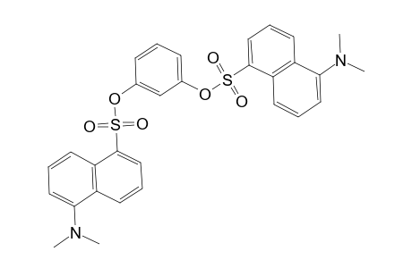 1-Naphthalenesulfonic acid, 5-(dimethylamino)-, 1,3-phenylene ester