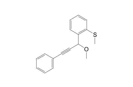 (2-(1-Methoxy-3-phenylprop-2-yn-1-yl)phenyl)(methyl)sulfane