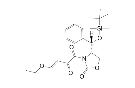 (4S,1"S)-4-(1"-tert-Butyldimethylsiloxy-1"-phenyl)methyl-3-[(E)-4'-ethoxy-2'-oxo-3'-butenoyl]oxazolidin-2-one