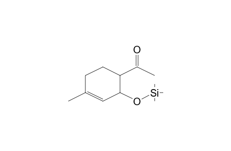 1-(4-Methyl-2-[(trimethylsilyl)oxy]-3-cyclohexen-1-yl)ethanone