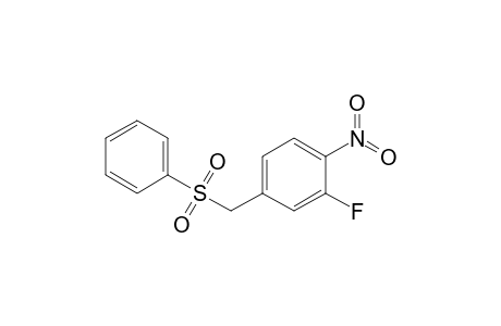 (3-Fluoro-4-nitrobenzyl) phenyl sulfone