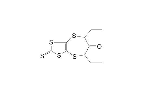5,7-Diethyl-2-thioxo-5H-[1,3]dithiolo[4,5-b][1,4]dithiepin-6(7H)-one