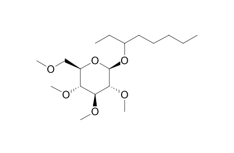 1-Ethylhexyl .beta.-D-glucopyranoside, tetramethyl ether