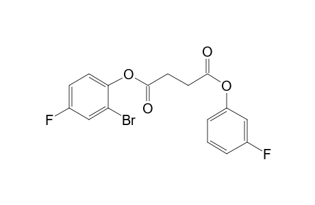 Succinic acid, 2-bromo-4-fluorophenyl 3-fluorophenyl ester