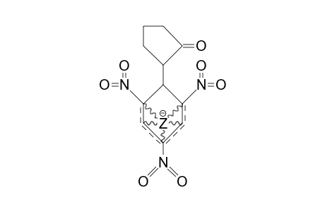 1-(Cyclopentanon-2-yl)-2,4,6-trinitro-cyclohexadienide anion